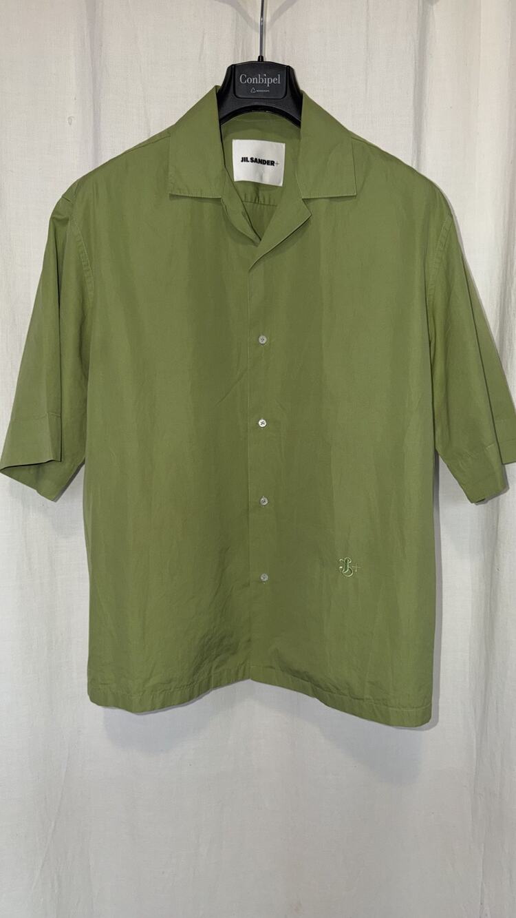 Jil Sander+ Camp collar Shirt Green - Size 48